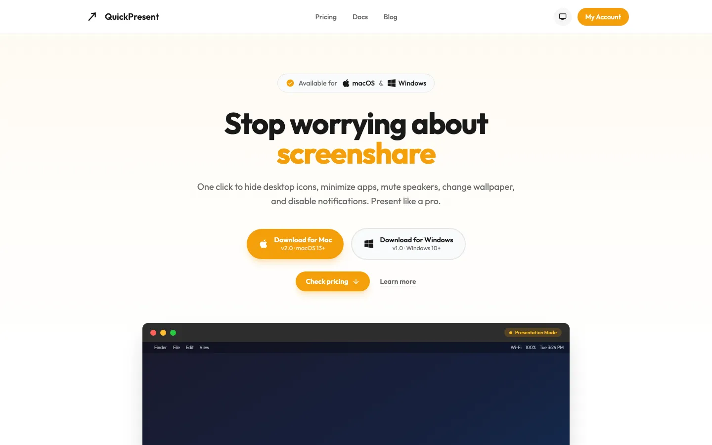 Product screenshot