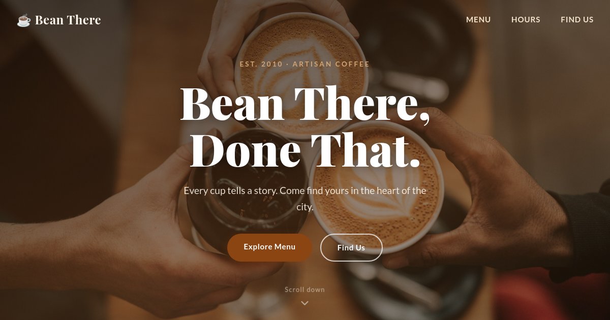 Preview of Bean There